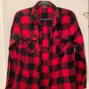 Buffalo plaid eddie Bauer button down